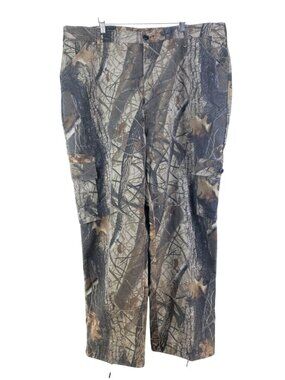 Liberty Hunting Cargo Pants Mens Size 2XL Regular Camo Zip Closure